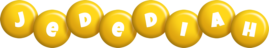 Jedediah candy-yellow logo