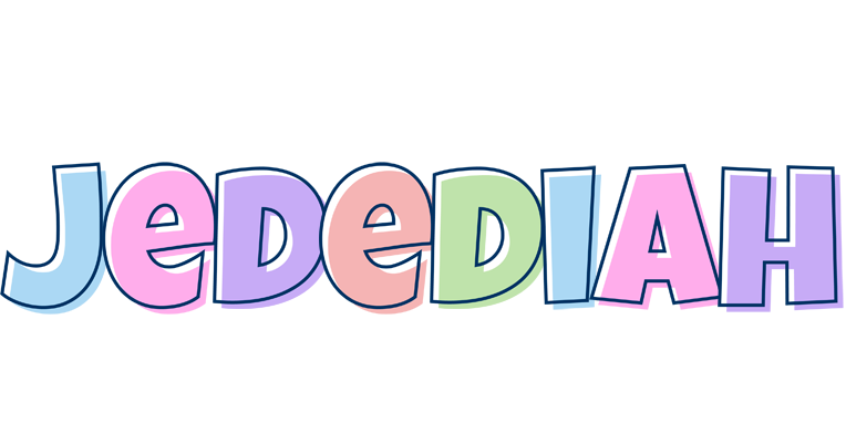 Jedediah pastel logo