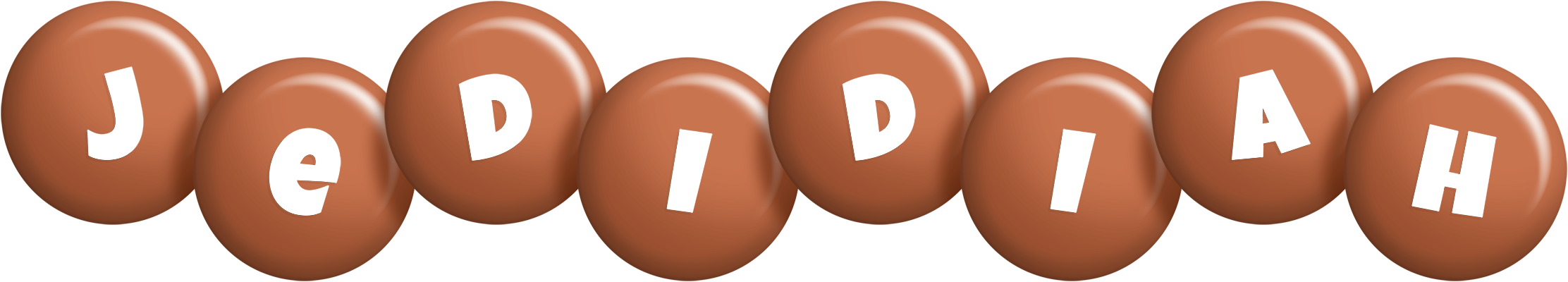 Jedidiah candy-brown logo