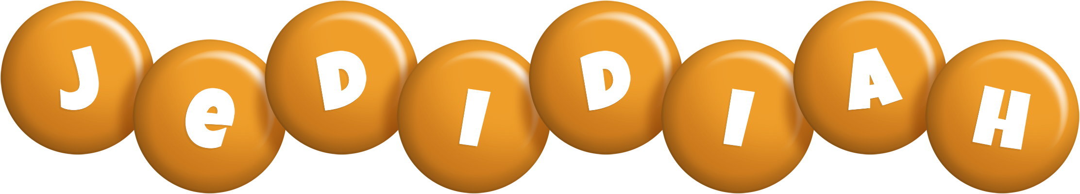 Jedidiah candy-orange logo