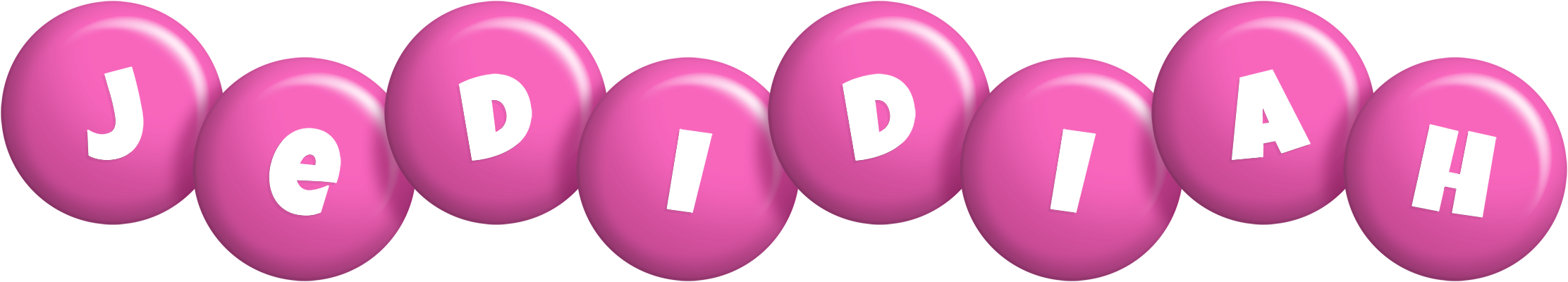 Jedidiah candy-pink logo