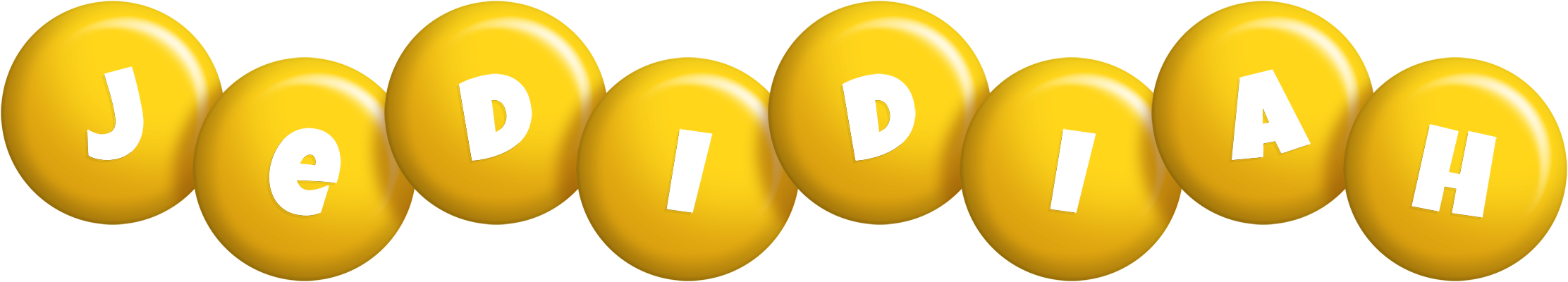 Jedidiah candy-yellow logo