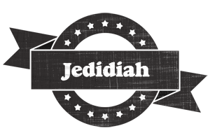 Jedidiah grunge logo