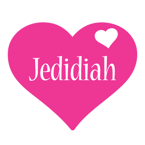 Jedidiah love-heart logo