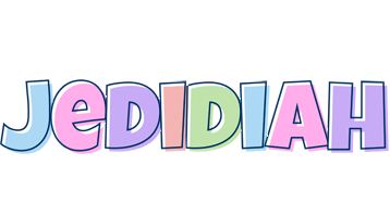 Jedidiah pastel logo