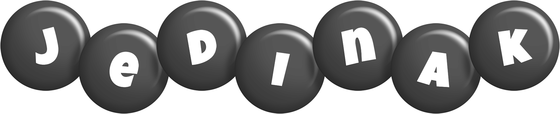 Jedinak candy-black logo