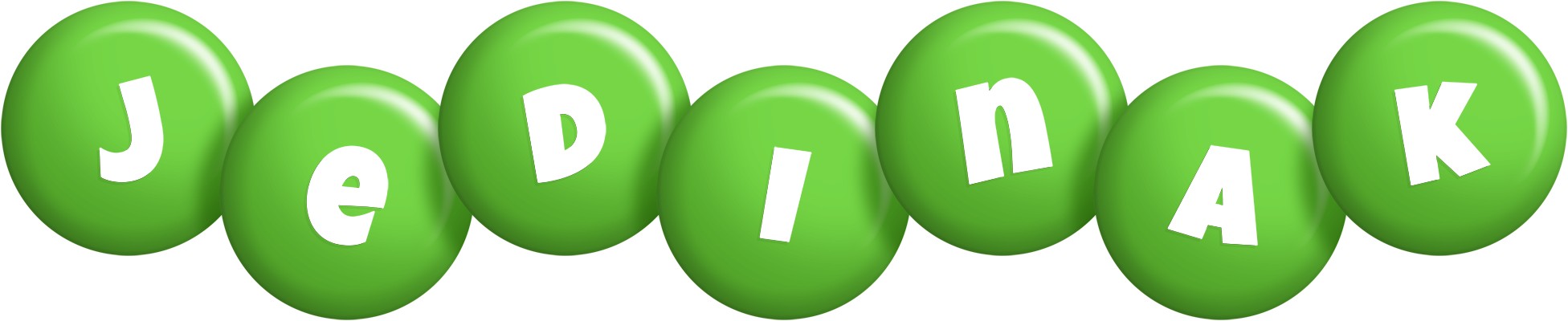 Jedinak candy-green logo