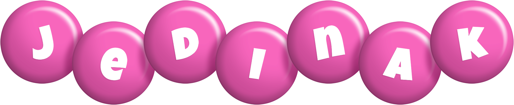 Jedinak candy-pink logo