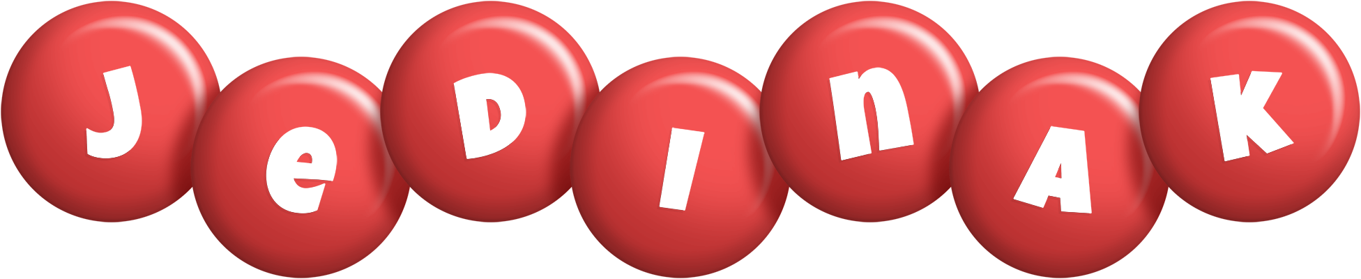 Jedinak candy-red logo