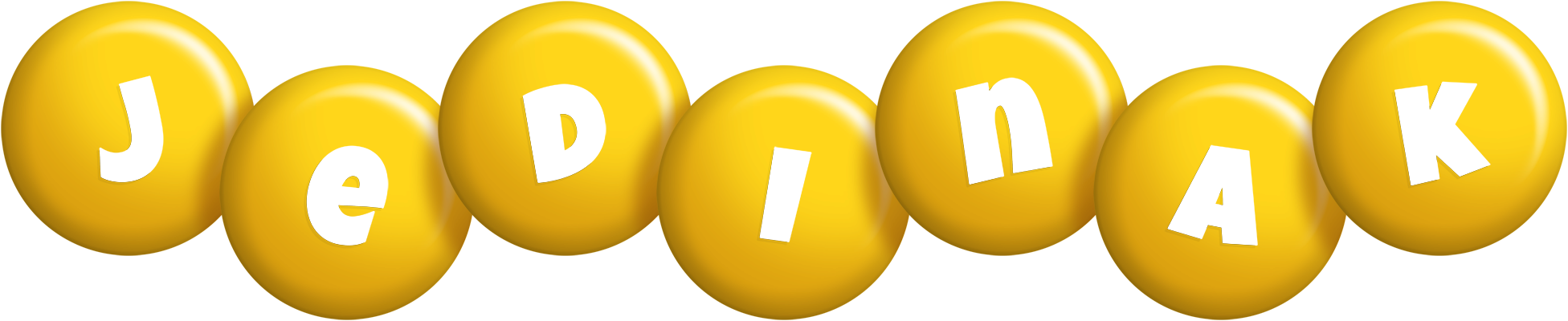 Jedinak candy-yellow logo