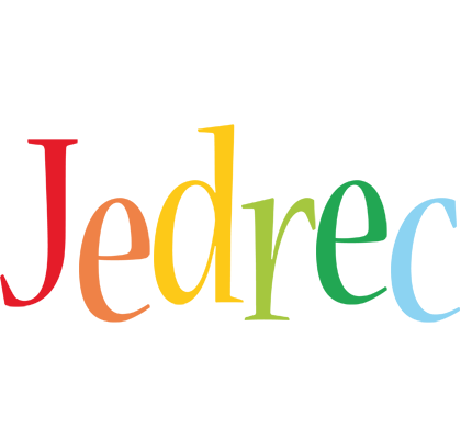 Jedrec birthday logo