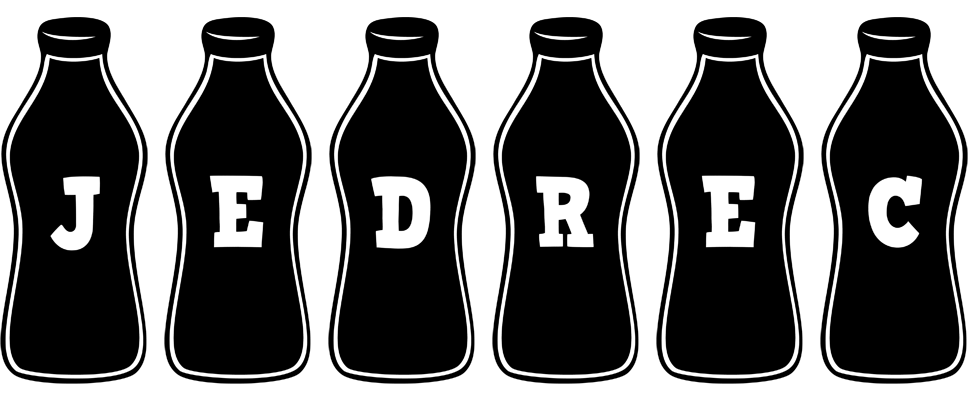 Jedrec bottle logo