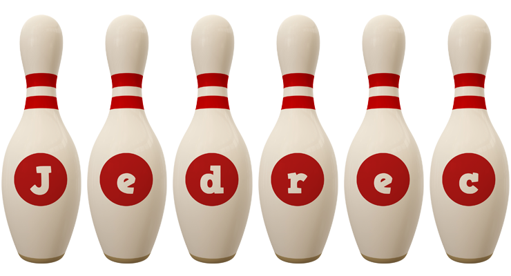Jedrec bowling-pin logo