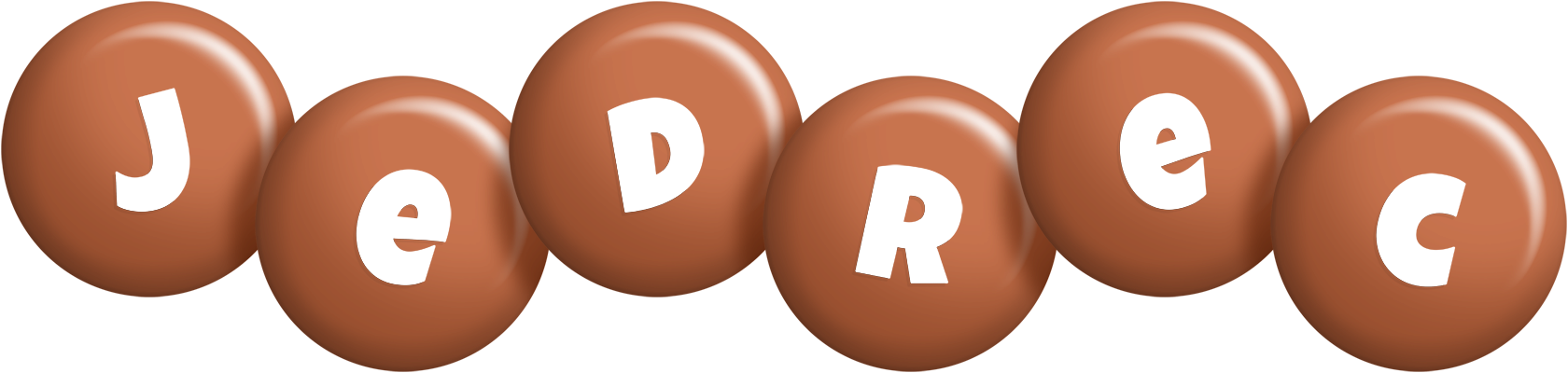 Jedrec candy-brown logo