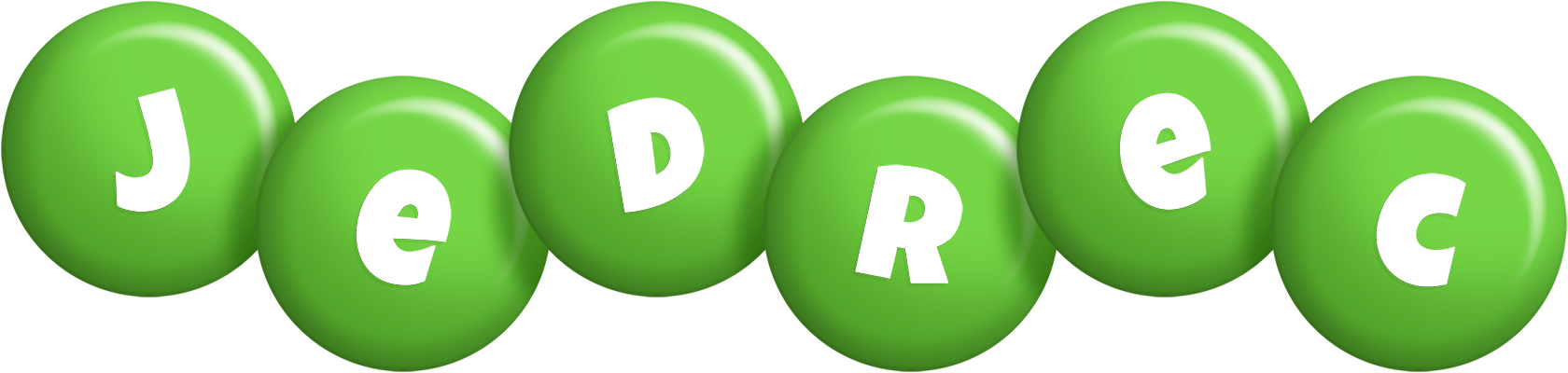 Jedrec candy-green logo