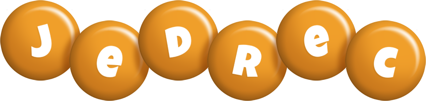 Jedrec candy-orange logo