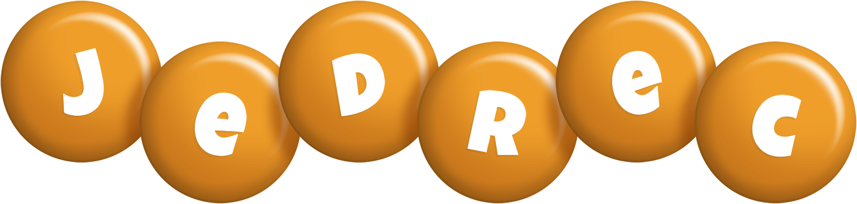 Jedrec candy-orange logo