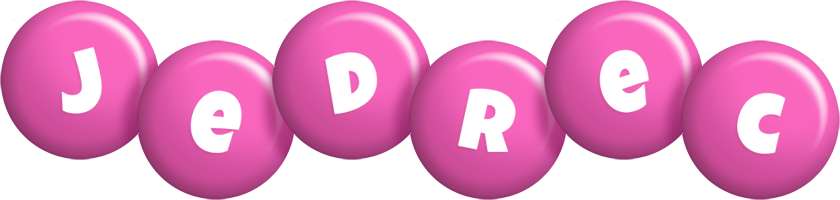 Jedrec candy-pink logo