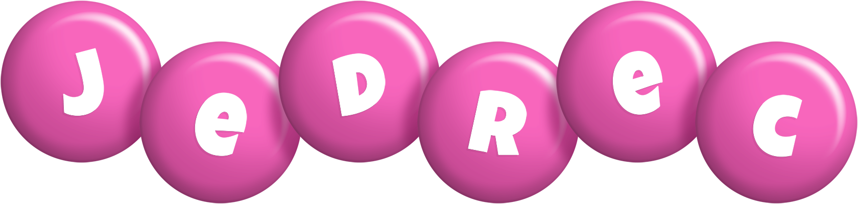 Jedrec candy-pink logo