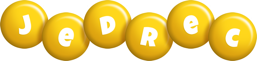 Jedrec candy-yellow logo