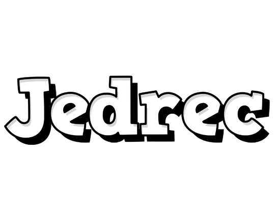 Jedrec snowing logo