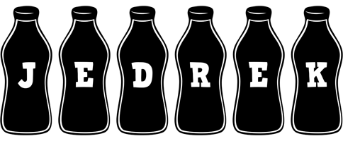 Jedrek bottle logo