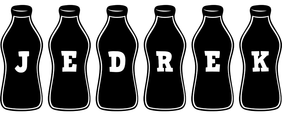 Jedrek bottle logo
