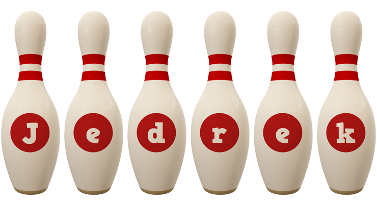 Jedrek bowling-pin logo