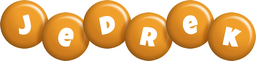 Jedrek candy-orange logo