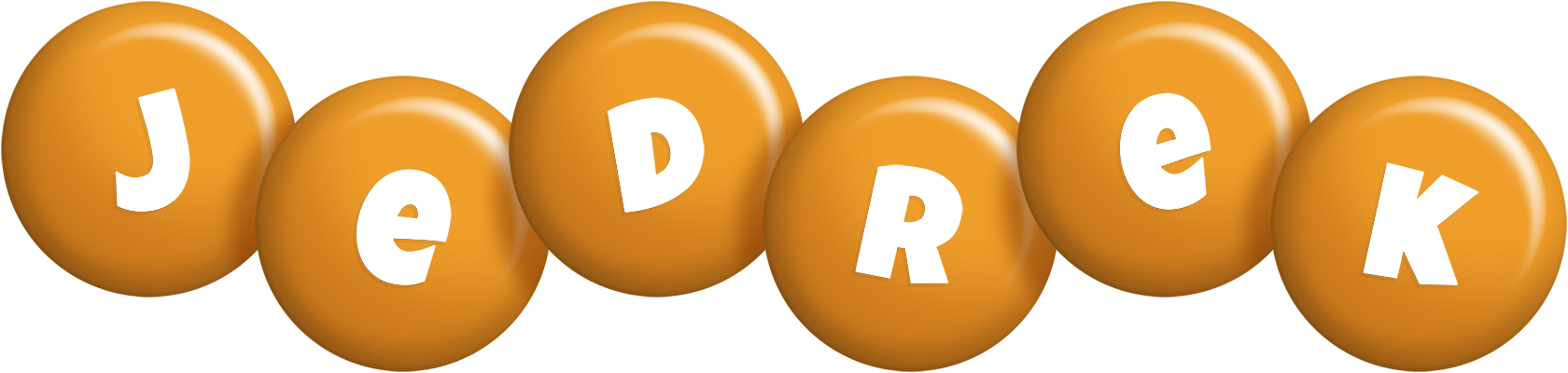 Jedrek candy-orange logo