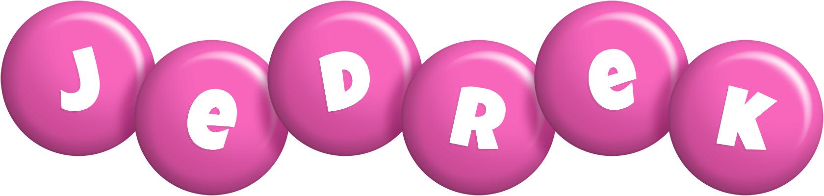 Jedrek candy-pink logo