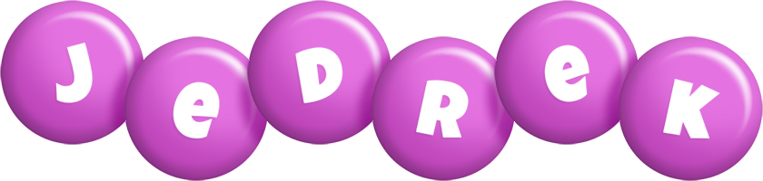 Jedrek candy-purple logo