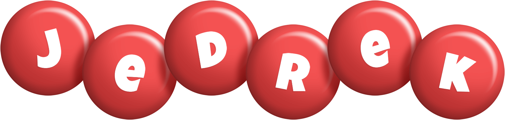 Jedrek candy-red logo