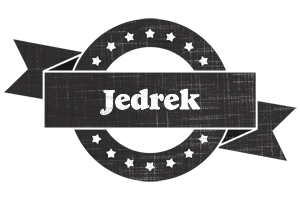 Jedrek grunge logo