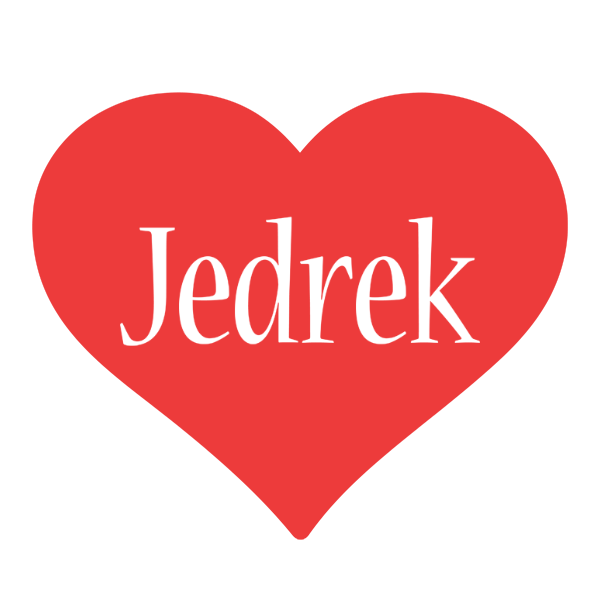 Jedrek love logo