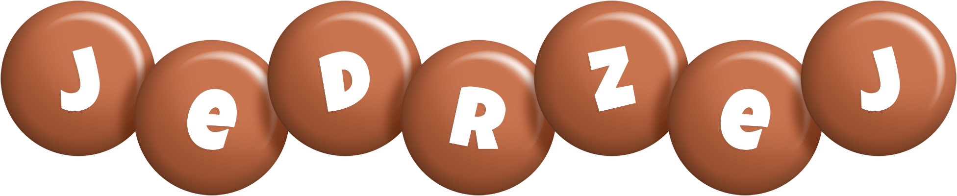 Jedrzej candy-brown logo