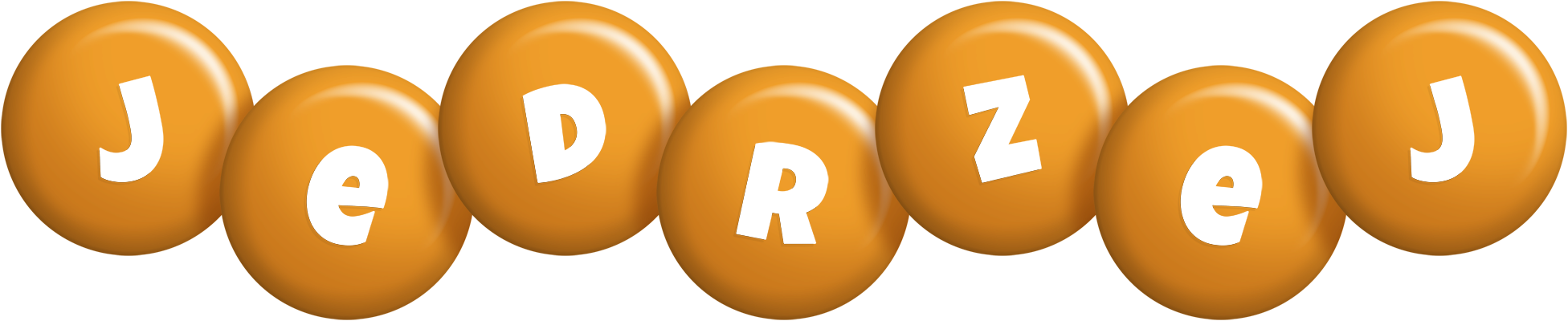 Jedrzej candy-orange logo