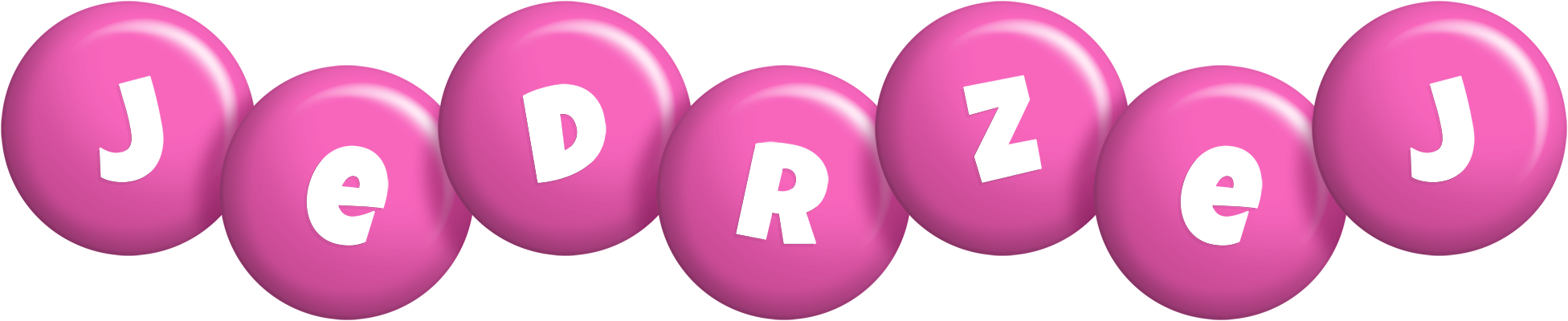 Jedrzej candy-pink logo