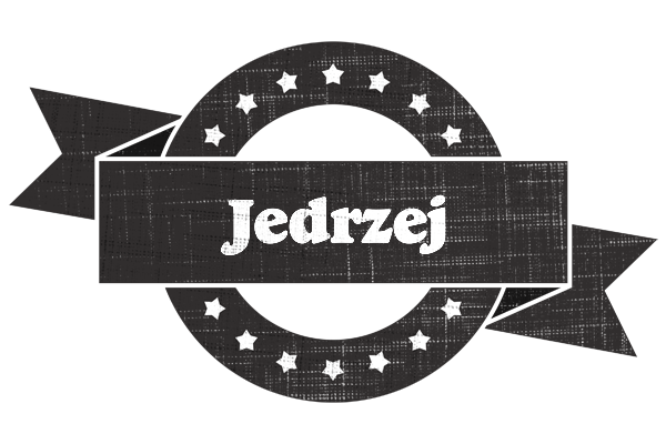Jedrzej grunge logo