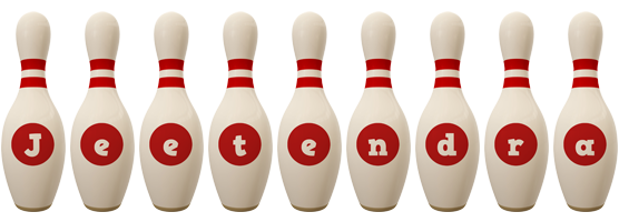 Jeetendra bowling-pin logo