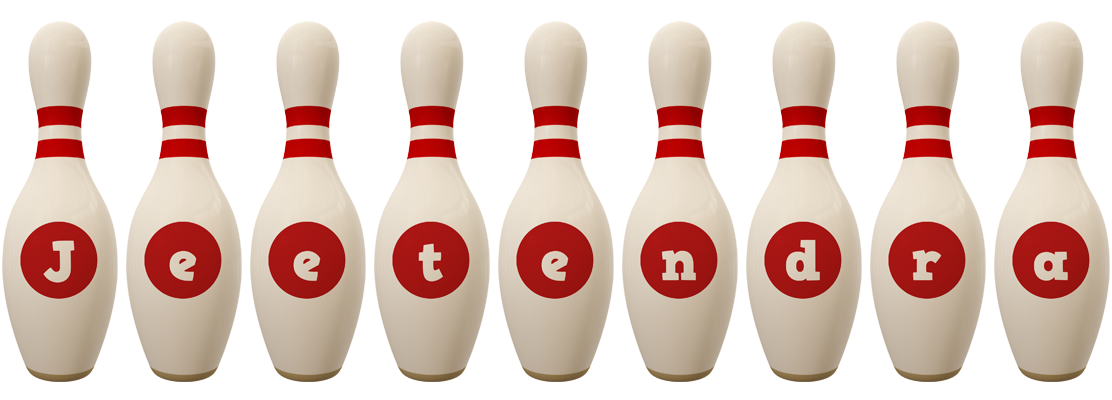 Jeetendra bowling-pin logo