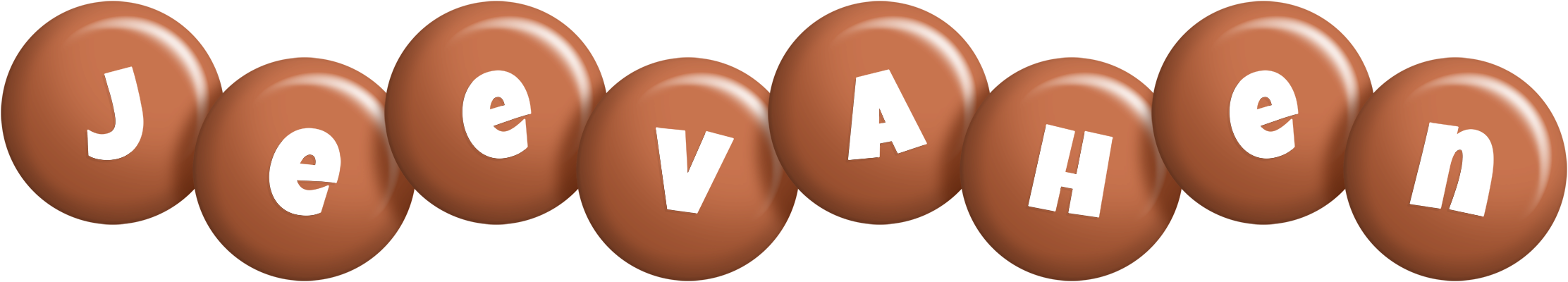 Jeevahen candy-brown logo
