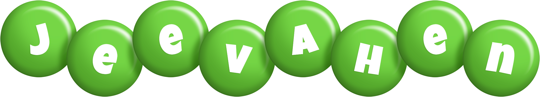 Jeevahen candy-green logo