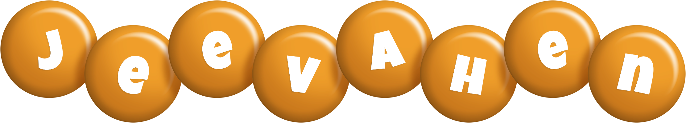 Jeevahen candy-orange logo