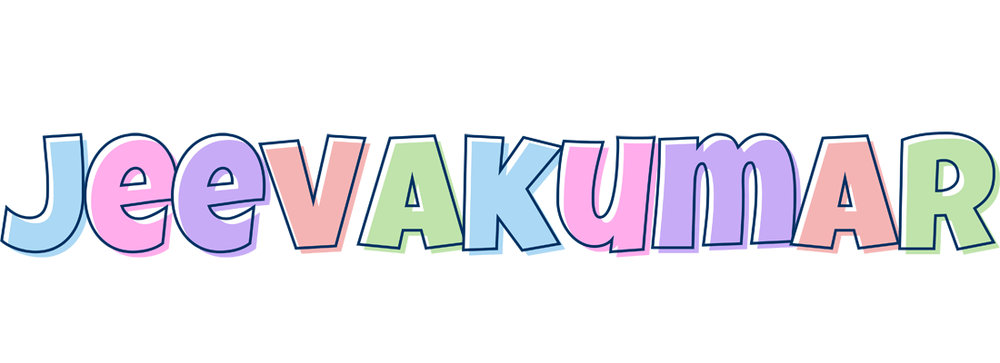 Jeevakumar pastel logo