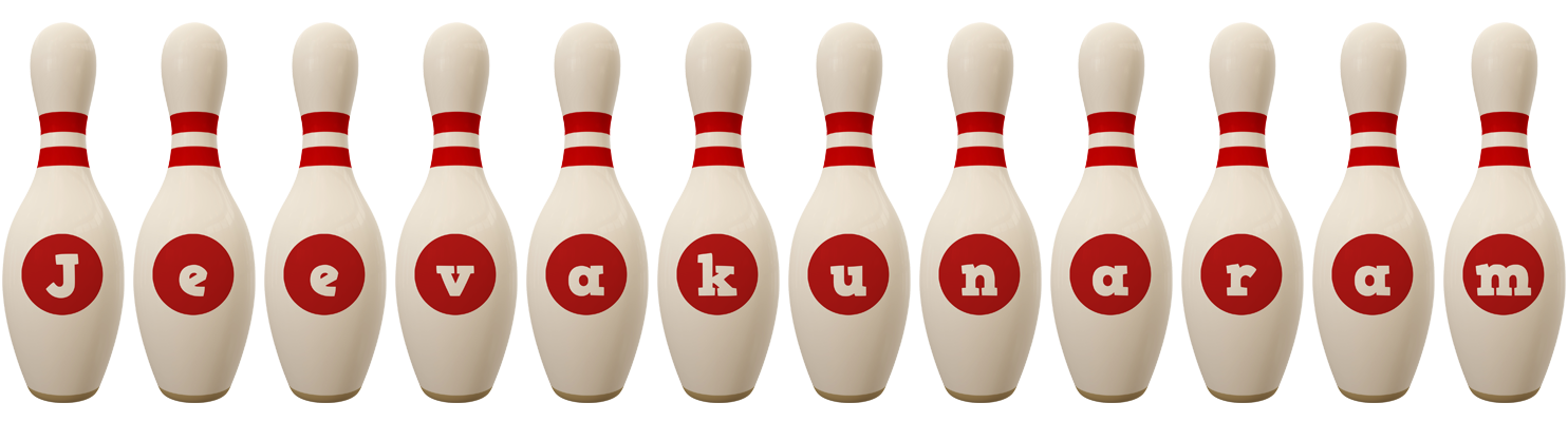 Jeevakunaram bowling-pin logo