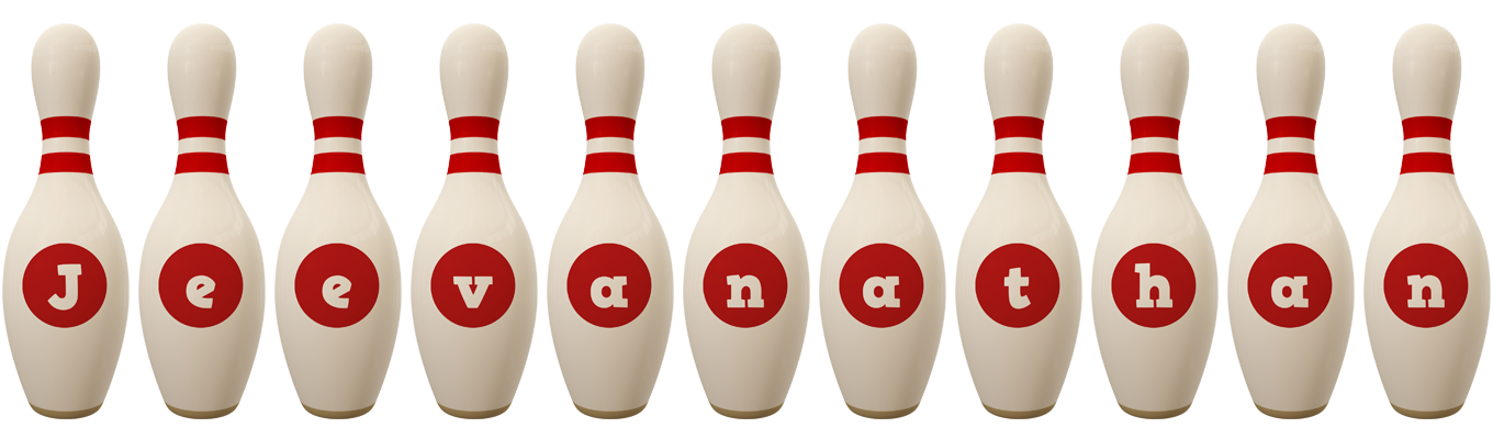 Jeevanathan bowling-pin logo