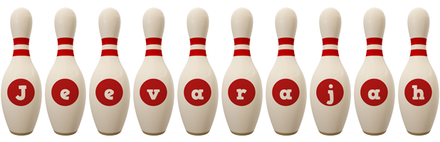 Jeevarajah bowling-pin logo