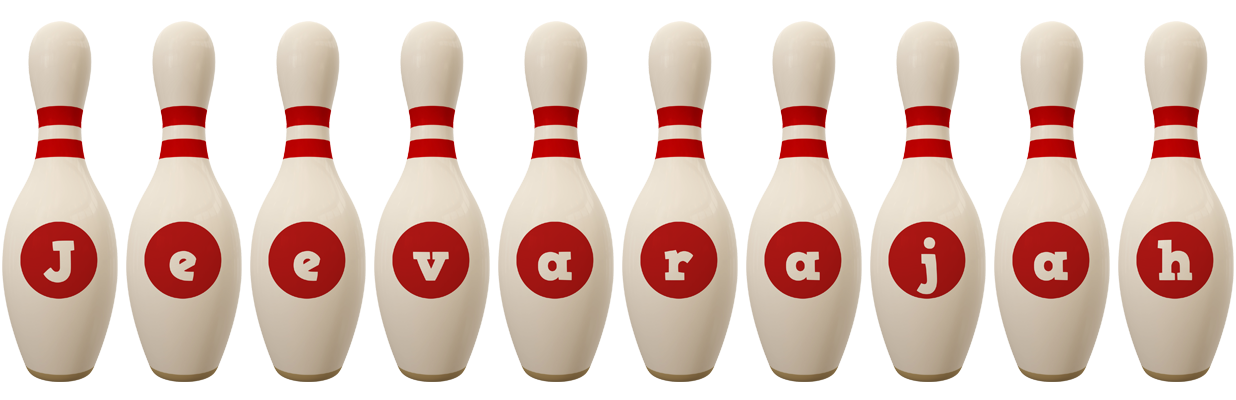 Jeevarajah bowling-pin logo