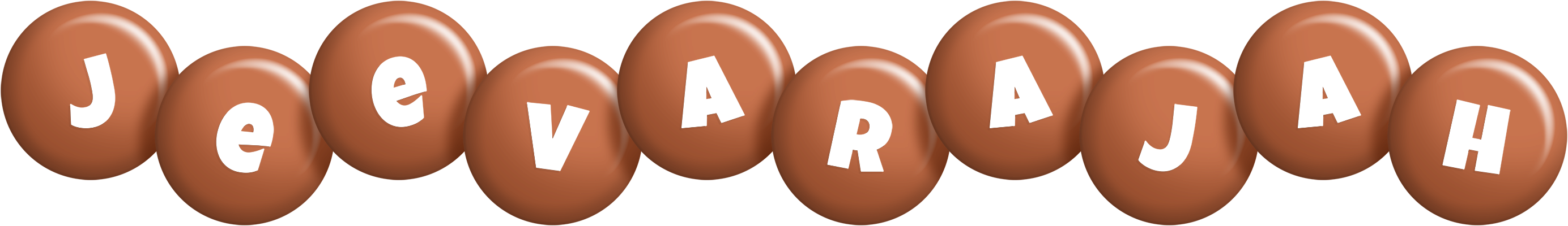 Jeevarajah candy-brown logo